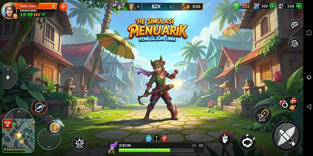 Tampilan luar biasa dari gameplay 8ZK yang menawan.