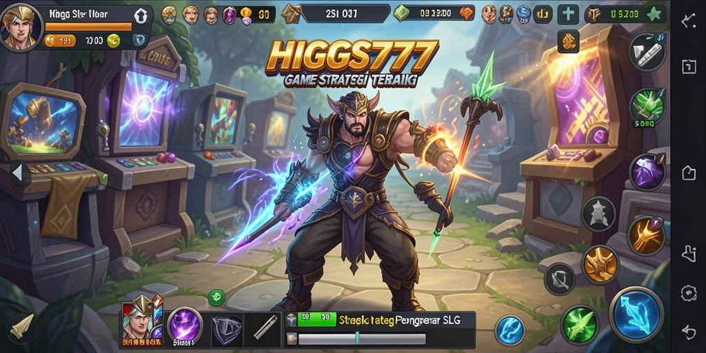 Tampilan gameplay menarik dari HIGGS777 yang menantang dan strategis.