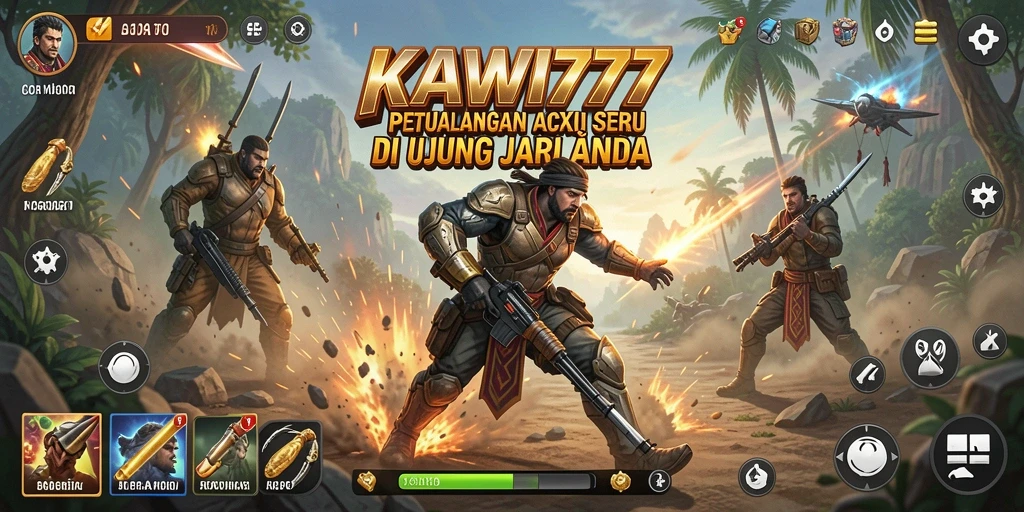 Tampilan utama gameplay KAWI777 dengan aksi mendebarkan.