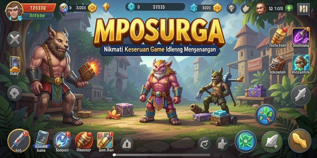 Tampilan gameplay seru dan menakjubkan di MPOSURGA.
